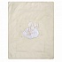 Набор в люльку 6 предметов: одеяло, подушка, пододеяльник, простыня, наволочка, матрас из серии Bunny Stars, цвет – бежевый  - миниатюра №1